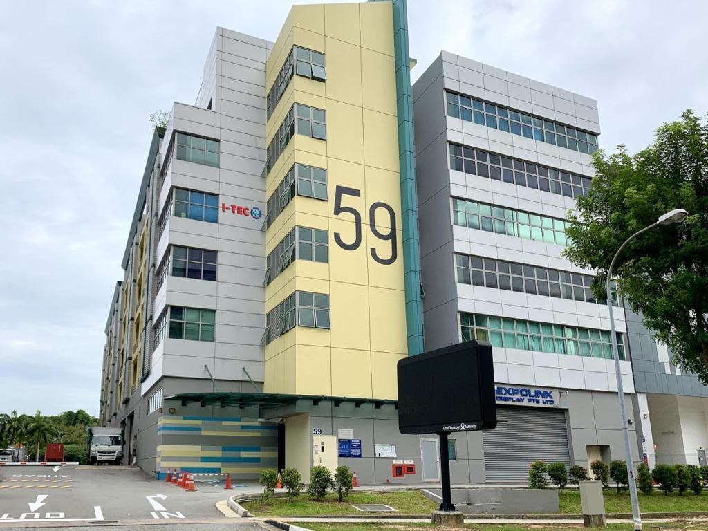 I-TEC facility building exterior, Singapore