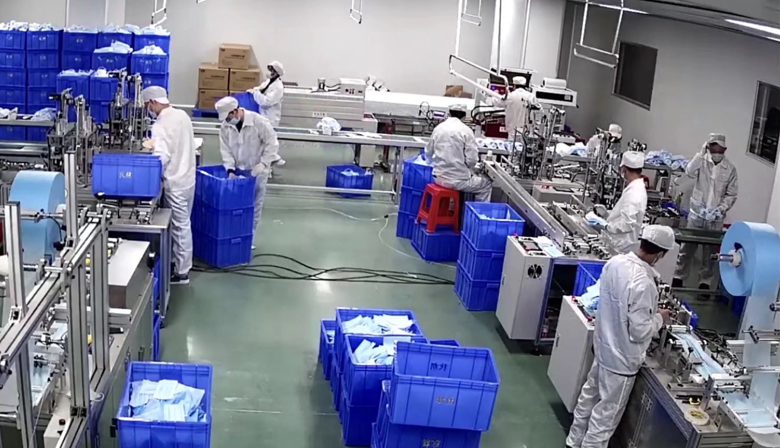 I-TEC production floor in Singapore, staff assembling medical products