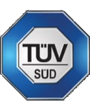 TÜV SÜD certified
