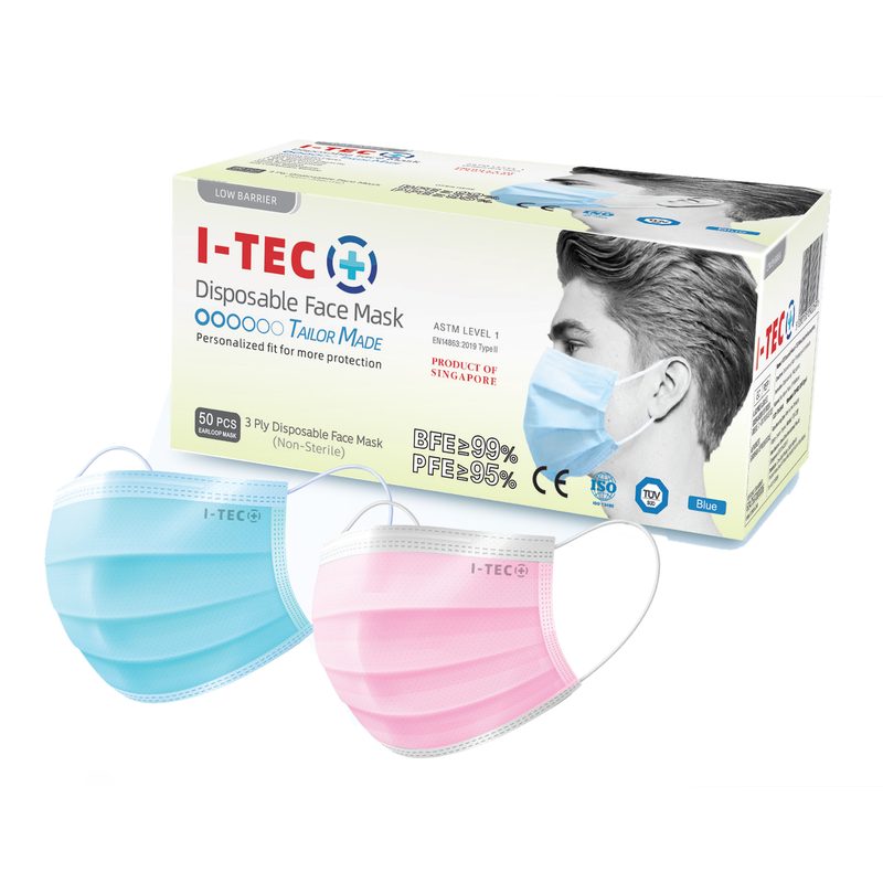 I-TEC Disposable Face Mask, part of the I-TEC Face Masks range