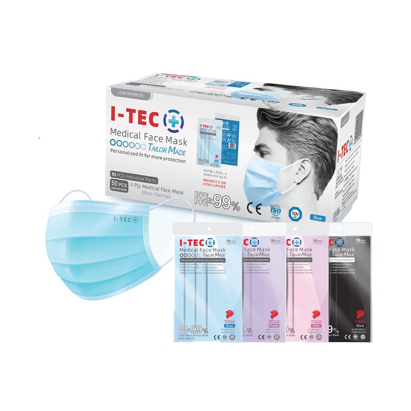 I-TEC Medical Face Mask (Individual Packs), part of the I-TEC Face Masks range
